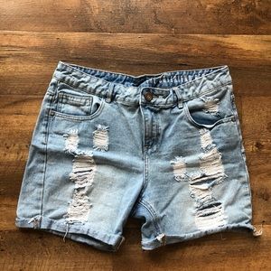 Boyfriend Bermuda Jean Shorts